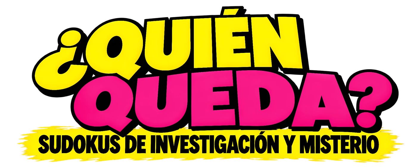¿Quién queda? Sudokus de investigación y misterio